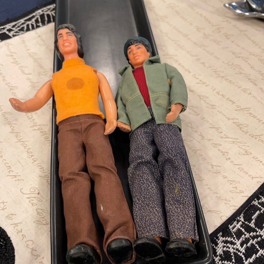 Vintage Vinny Barbarino and Horscack dolls from mid 70s must downsize my attic